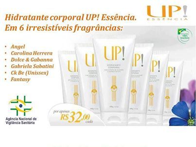 HIDRATANTE CORPORAL COM EXTRATO DE ALGODÃO E ESSÊNCIA DA UP!